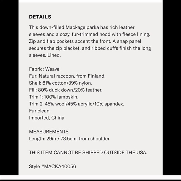 Mackage Cynthia Puffer Army Green Coat Sz XS - Picture 7 of 8